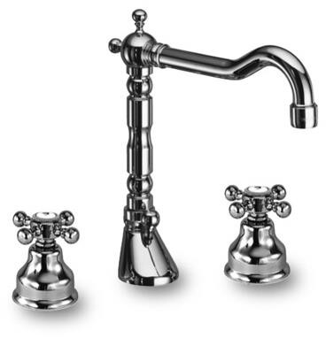 Herzbach 3 Loch WTbatt. Anais Classic mit Zugstangen Ablgrt gold