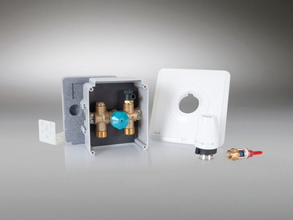 EMPUR UP-Regelset Multibox-RTL zur Einzelraum- regelung Variante 1 mit Thermostatkopf