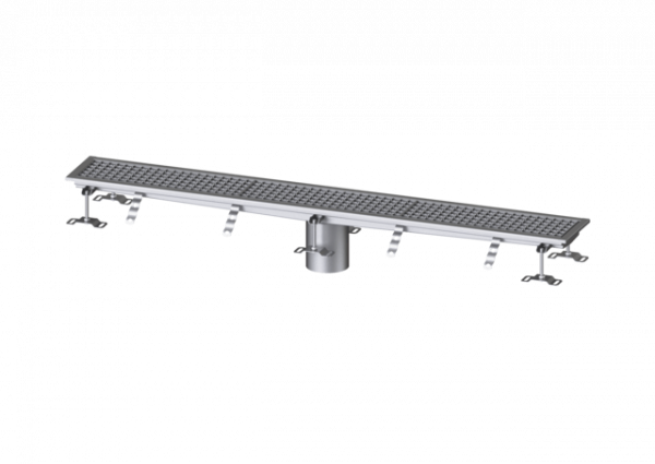 KESSEL Kastenrinne Ferrofix ohne Klebeflansch, 200 x 1550 mm