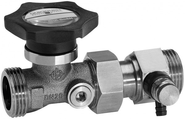 ABA Kolbenventil QUICKTURN ES, AG u Rückflussv. DN 32 1 1/2"