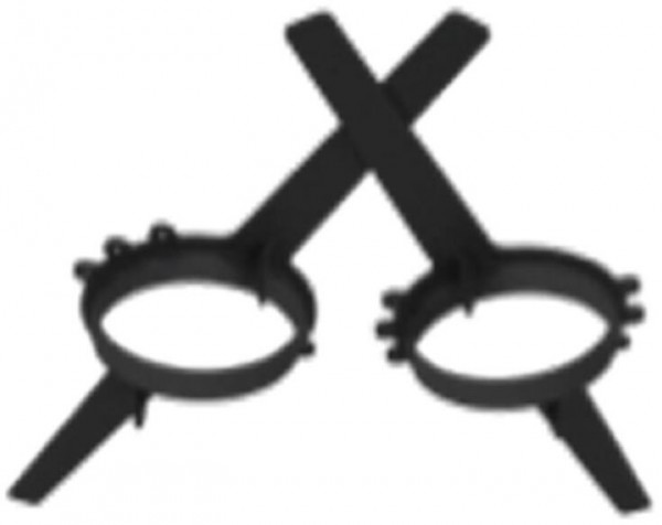 INTERDOMO PP Schacht Abstandhalter DN 80, 2 Stück