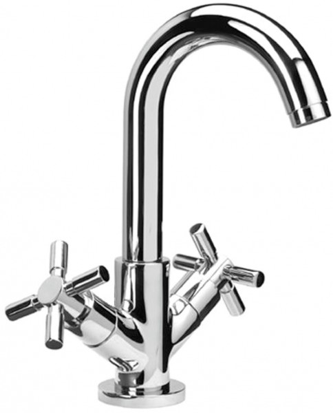 Herzbach Zweigriff WT Einlochbatt Stilo ohne Ablgrt chr