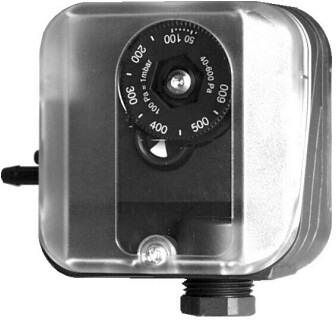 Wolf Differenzdruckwächter montiert