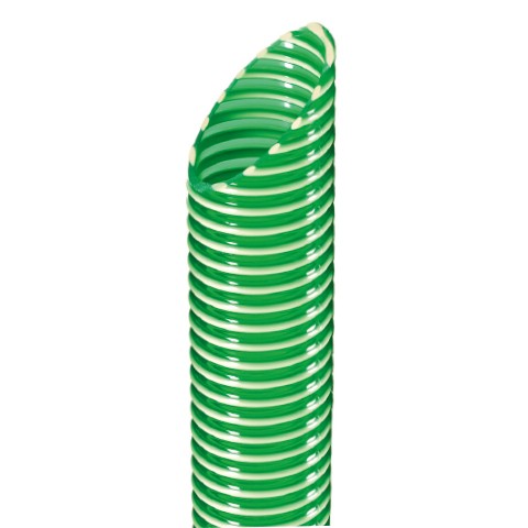 ewuaqua iWater Agro-Flex LD 2 1/2", 50 m PVC-Spiralsaug- und Druckschlauch