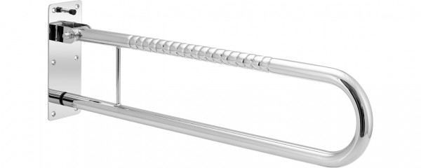 AS Klappgriff in Bügelform Edelstahl Länge: 600 mm / Platte: 100 x 280 mm