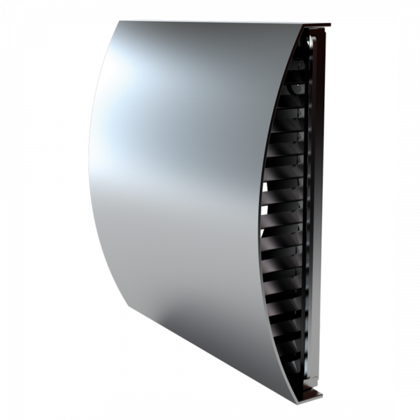 Blauberg AH-10 chrome 160 Duo Außenhaube Chrom DUO 160mm