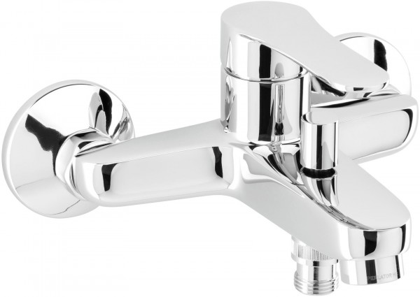 Herzbach W und Brausebatterie Gent Brauseanschluss 1/2" chr