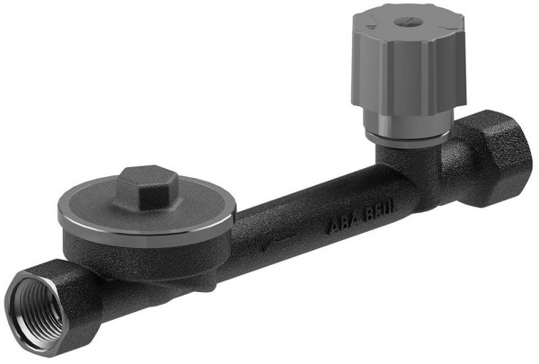 ABA Absperrkombination QUICKTURN f WZ G2" koaxial 3/4" aus Rotguss
