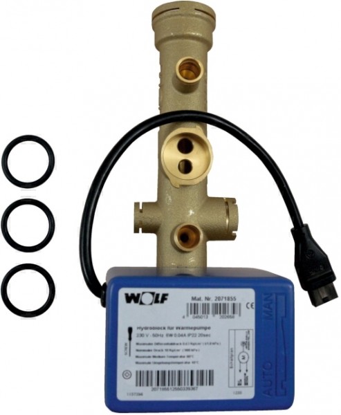 Wolf ET Hydroblock m 3 Wege Ventil f BWL 1S PG56