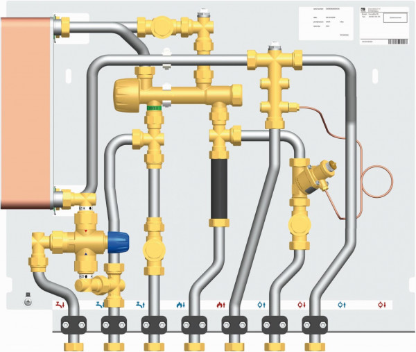 PAW HomeBloC Basic WR WT 50 VA, ungem. PM-Regler 20 l/min TWW-Mischventil