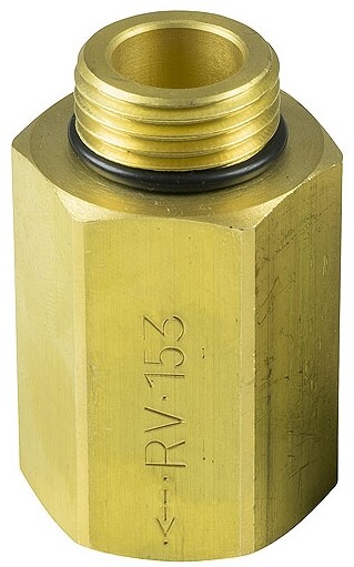 Grundfos Rückschlagventil Messing, R 1/2"xRp 1/2"