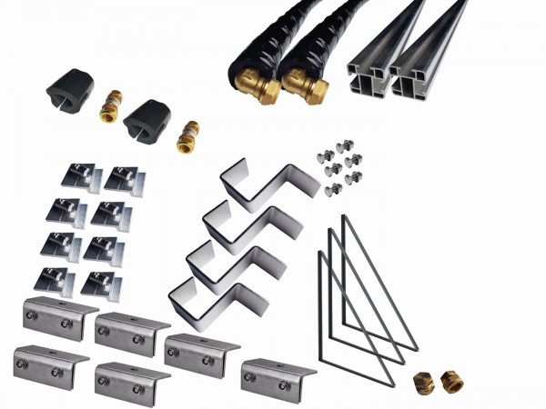 Thermic Energy Montagepaket 2er Grundset für FK253 Blechfalz 30Grad