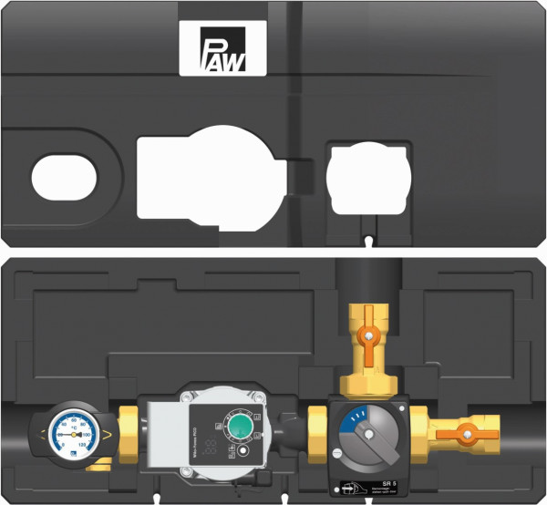 PAW RL Hochhaltg RHM DN 25 3 Weg Misch 1" IG, Motor SR5, isol Yonos PICO 25/1-6