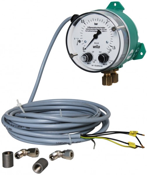 Wilo Differenzdruck Kontaktmanometer DDM 25 Messbereich 0 2,5 bar