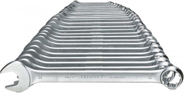 Ringmaulschlüssel-Satz DIN3113A 6-32mm 26-teilig in Karton Gedore