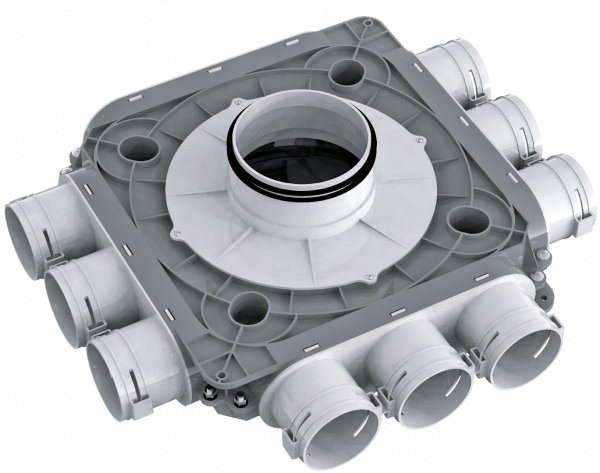 Blauberg BlauFast SR 125/63x9 50P Kunststoffverteilerkasten