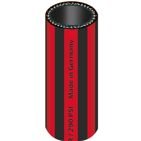 ewuaqua iWater Trix Rotstrahl 1 1/2", 40 m universeller EPDM-Wasserschlauch
