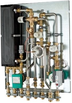 Junkers Bosch Wohnungsstation kupfergelötet WS T 50 50 kW DDR b 1 m3/h
