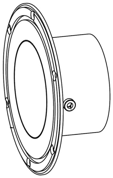 Wolf Eintrittsanschluss Rauchrohrstutzen m O Ring f CSK