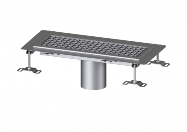 KESSEL Kastenrinne Ferrofix Klebeflansch H: 6 mm, 200 x 550 mm