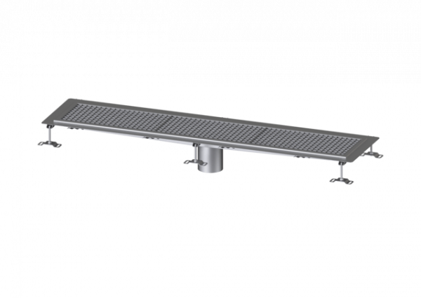 KESSEL Kastenrinne Ferrofix Klebeflansch H: 6 mm, 300 x 1550 mm