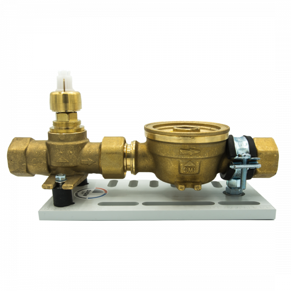 DELTAMESS Wasserzähler-Traverse, Tk 3/4 IG Messing