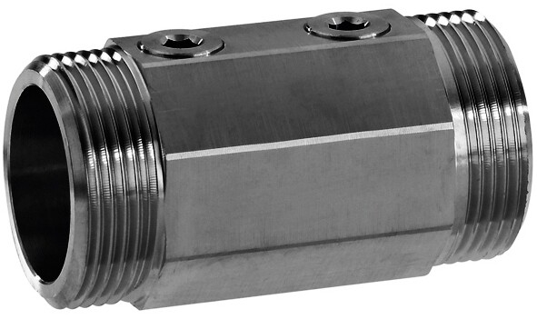 ABA Rückflussverhinderer Durchgang, beiderseits 1 1/4" AG