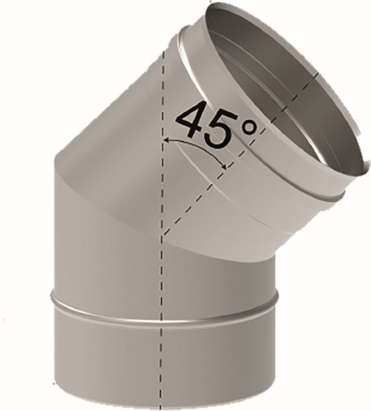 Fröling Bogen 45Grad Dm150