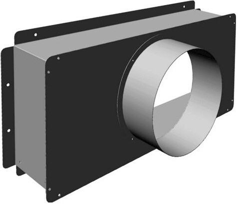 Wolf Adaptermodul eckig auf rund f CFL 32 DN 400 300mm