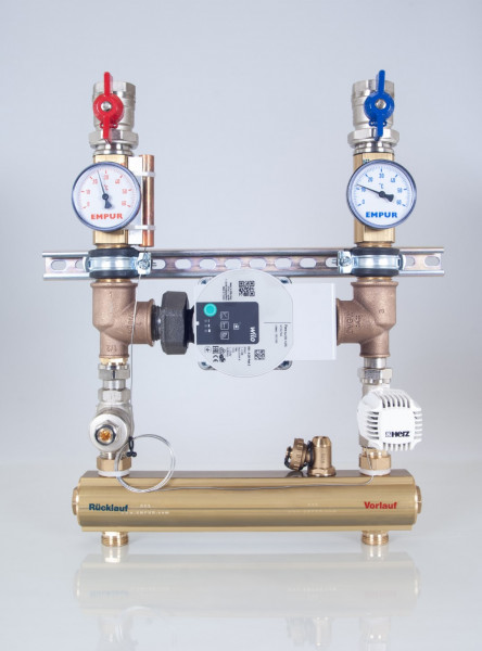 EMPUR PUR-THERM CONTEMP alpha Regelstation 25 DN 25, mit Effizienzpumpe für ca. 250m²