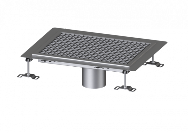 KESSEL Kastenrinne Ferrofix Klebeflansch H: 6 mm, 400 x 550 mm