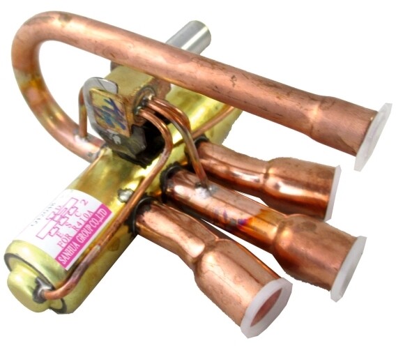 Wolf 4 Wege Umschaltventil m Verrohrung f BWL 1S 7