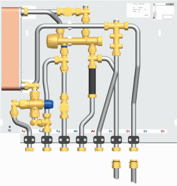 PAW HomeBloC Basic WF WT 32 CU Lot, gem. PM-Regler 16 l/min TWW-Mischventil