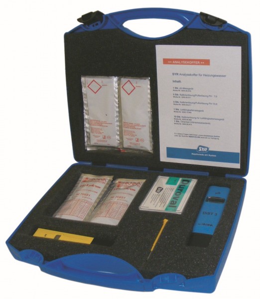 SYR Analysekoffer zur Heizungswasserbehandlung