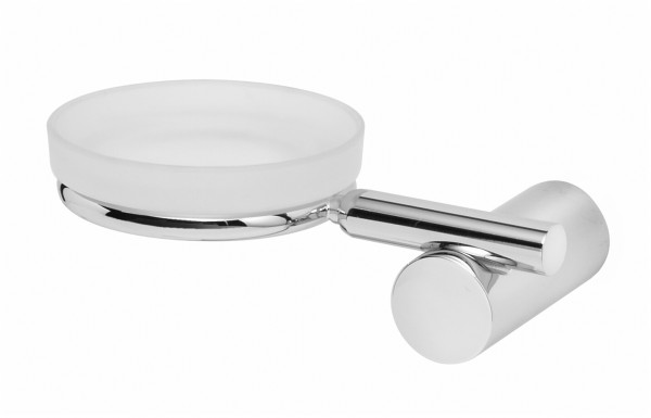 Herzbach Seifenschale Living m Halter Glas ma chr