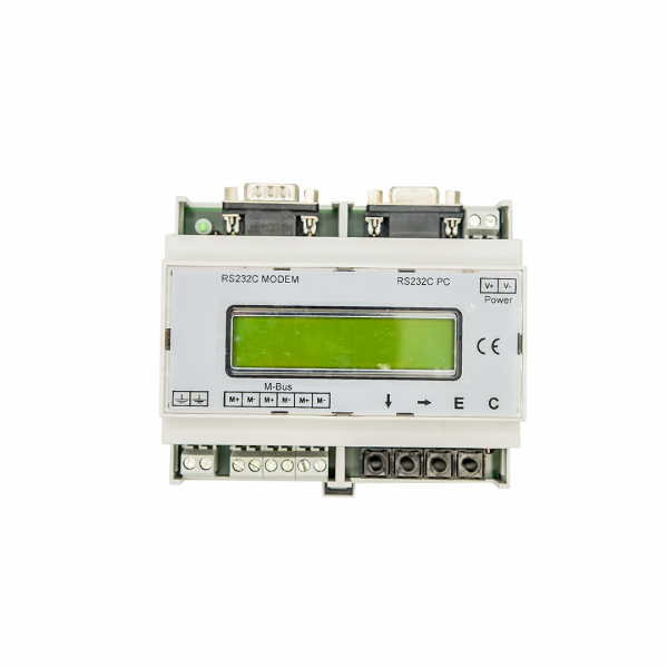 DELTAMESS Fernanzeige für Geräte mit M-Bus-Ausg M-Bus-Zentraleinheit für 20 Endgeräte