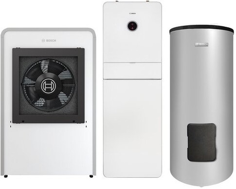 Junkers Bosch Wärmepumpen Paket CS7000iAW CS752 17 IRMB 12,5 kW WS 352 l PS 200 l