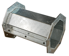 Geschlossener Kanal 2,0m fuer Befuellschnecke