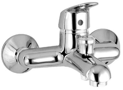 Herzbach WF und Brausebatterie Kappa Brauseanschluss 1/2" chr