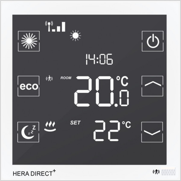 blossom-ic Hera Direct Raumthermostat 230 V weiß, für Heizen Kühlen