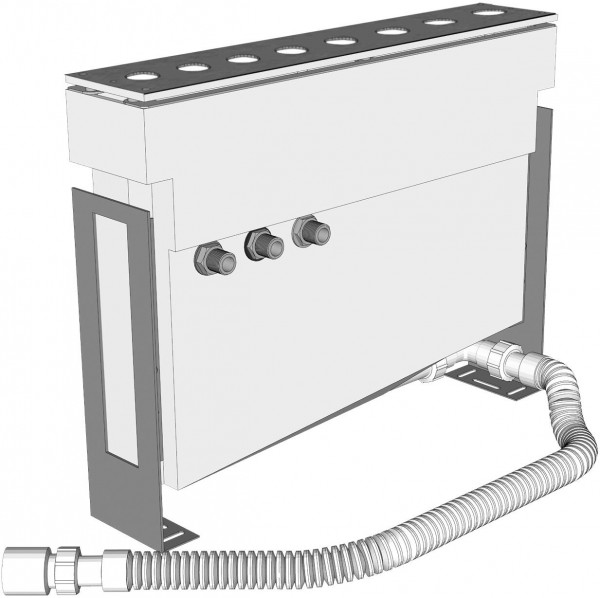 Herzbach Montagegestell Logic mit Montageplatte und Schlauchkasten