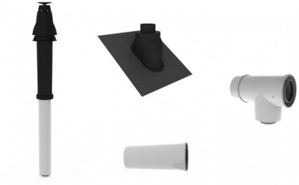 INTERDOMO Paket GBS Dach GBS VIII, schwarz RAL 7021