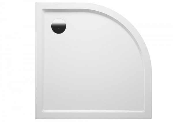 RIHO Duschwanne Davos Acryl, Viertelkreis 90x90x4,5 cm