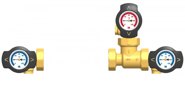PAW Rücklaufhochhaltung RHT DN 25 Thermisches Ventil 45 C 1" IG