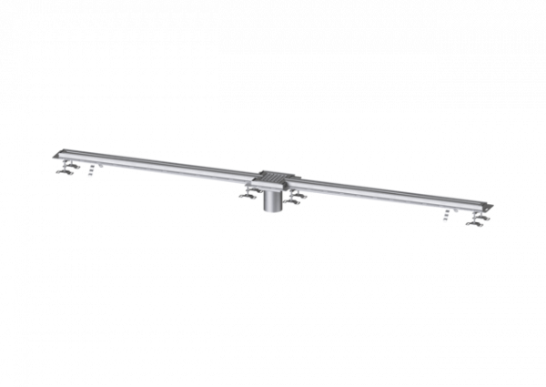 KESSEL Schlitzrinne Ferrofix Fliesenanschlusswinkel, 17x3000mm,mittig
