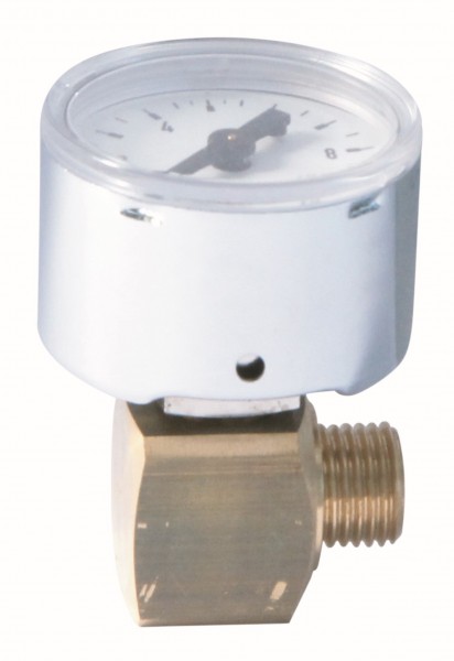 SYR Manometer 10 für SG 323+324 G1/4 d.40mm verchromt