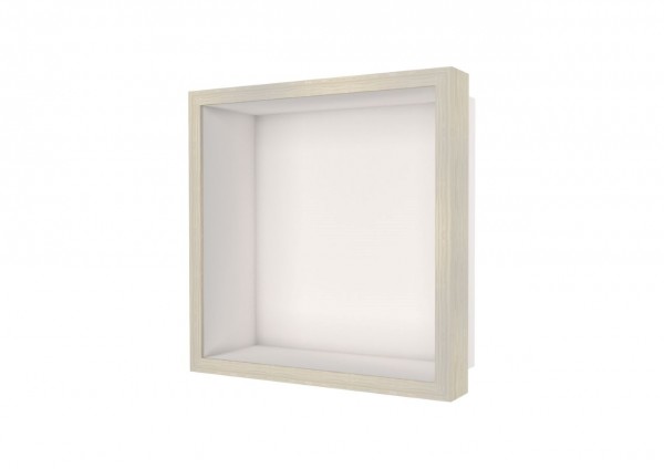 ESS Wandnische W-BOX Niche Creme Rahmen: Oak - Weisgewaschen, 300x300x100