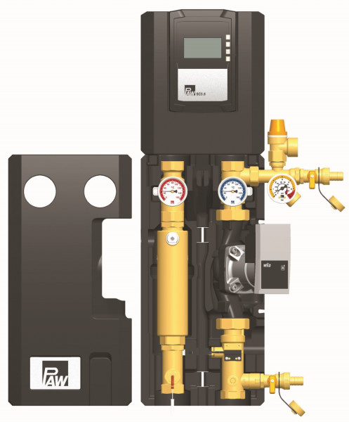 PAW SolarBloC maxi Prem 2-Strang, Flow Rotr Reglr SC3.6 Wilo Yos PARA ST 25/7,5
