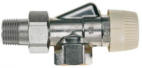 Honeywell Thermostatventilkörper VS Pressm. mattvernickelt Axial, 3/8"