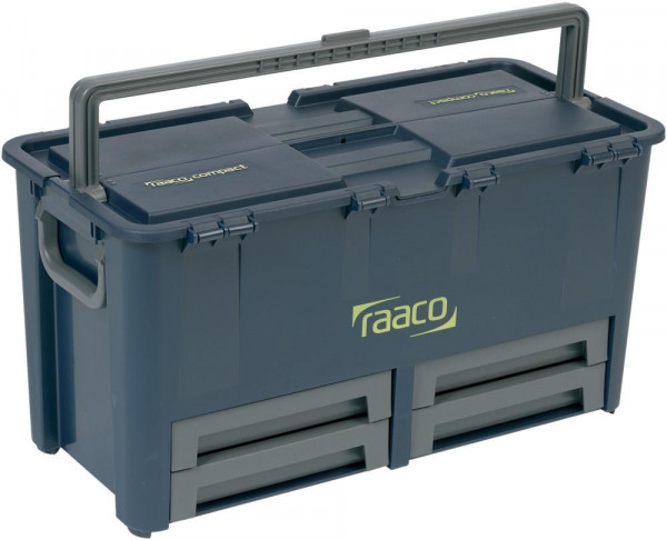Werkzeugkoffer Raaco Compact 62 blau B621xT311xH322 mm